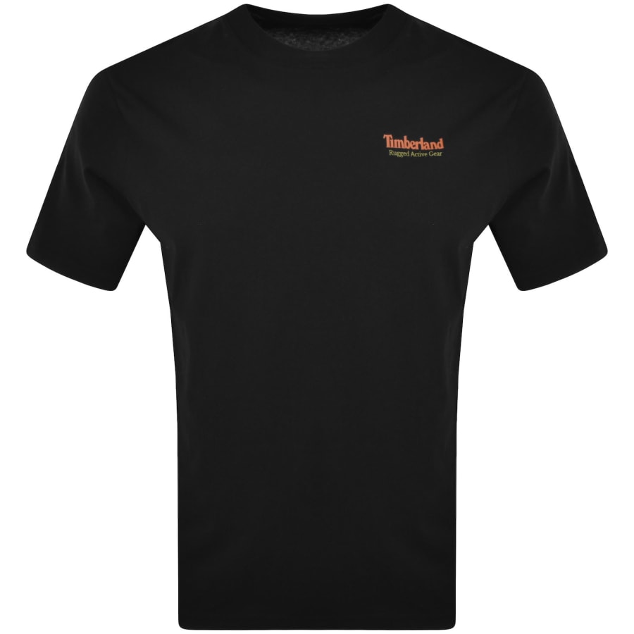 Timberland Graphic T Shirt Black